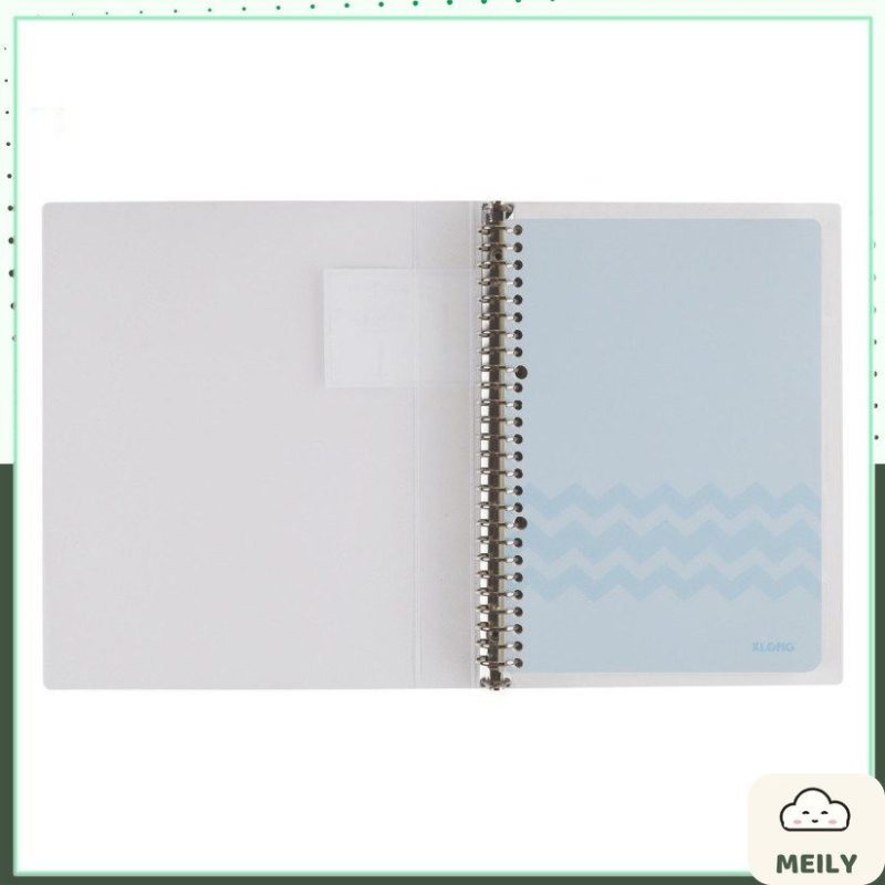 Sổ còng sắt Klong B5 8 chấu dot grid 80 tờ kèm tab nhựa MS 551