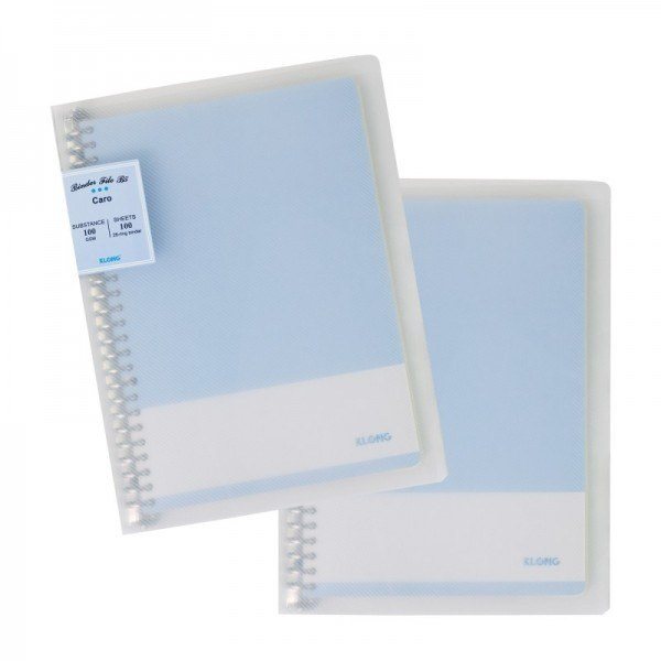 Sổ còng sắt Klong B5 8 chấu dot grid 80 tờ kèm tab nhựa MS 551 - Sổ Caro (6x6)mm nét đứt kẹp còng sắt B5 100 tờ 100/76 Klong MS530 -26 chấu