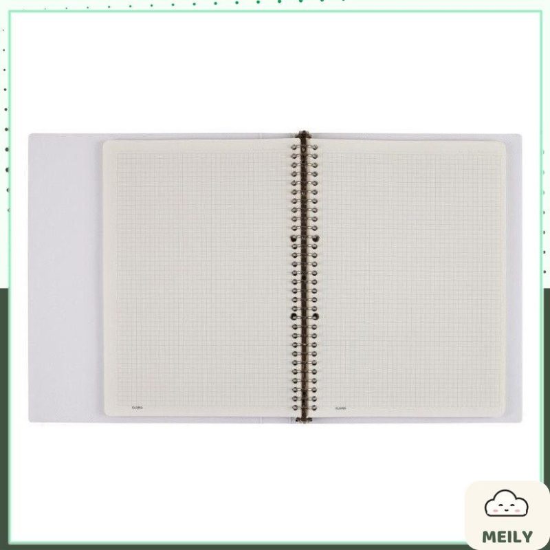 Sổ còng sắt Klong A4 30 lỗ 80 tờ caro 5x5 MS 540