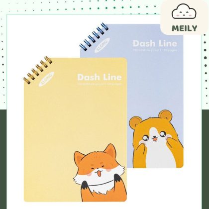 Sổ Dash Line lò xo kép chéo A5 MS 962