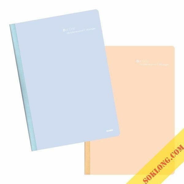 Sổ Dot Grid B5, sổ lò xo, vở may dán gáy Klong cho học sinh - 120 trang Klong-MS838 [KM]