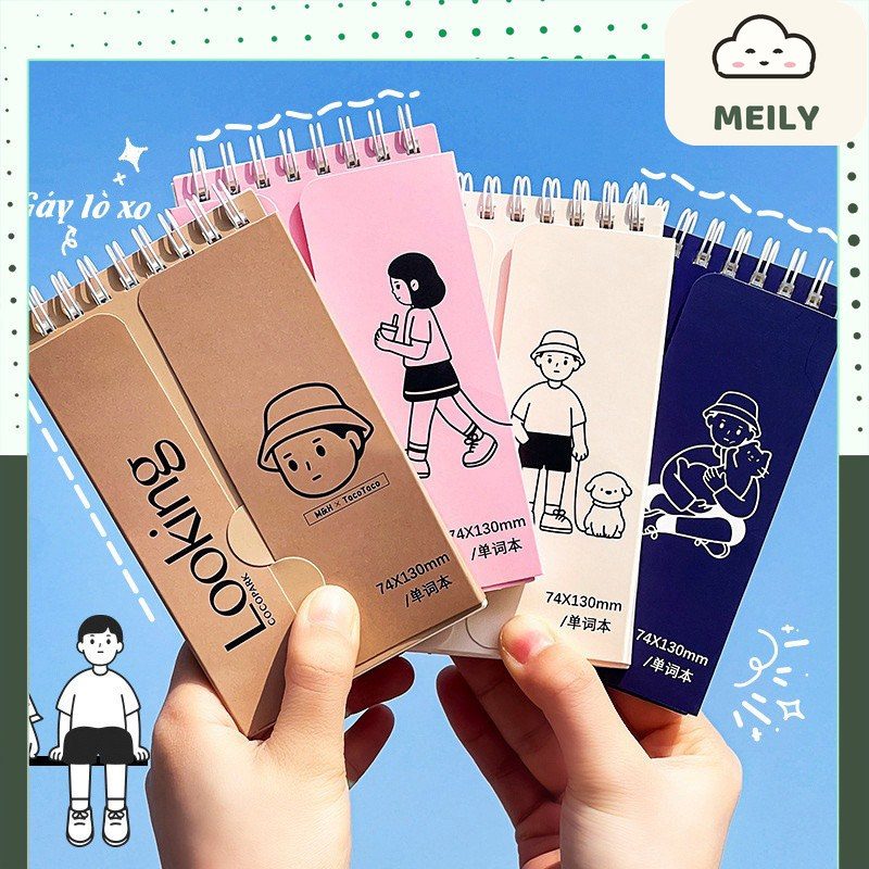 Sổ học từ mới ôn tập từ vựng ngoại ngữ TacoTaco S26