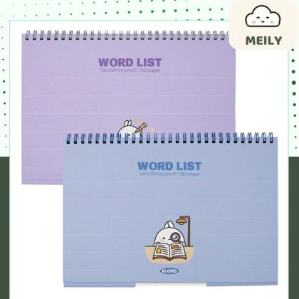 Sổ học từ vựng tiện ích Klong Word List B5 100GSM MS 917