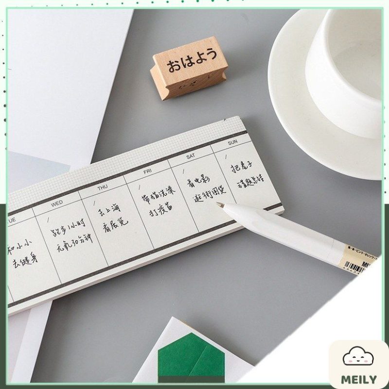 Sổ Kế hoạch bỏ túi 50 tờ note ghi chú thời khoá biểu