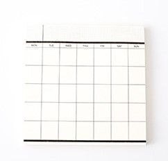 Sổ Kế hoạch bỏ túi 50 tờ note ghi chú thời khoá biểu - TKB tháng