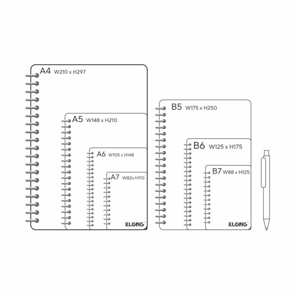 Sổ kế hoạch KLONG Standing Planner B6 160tr MS 945