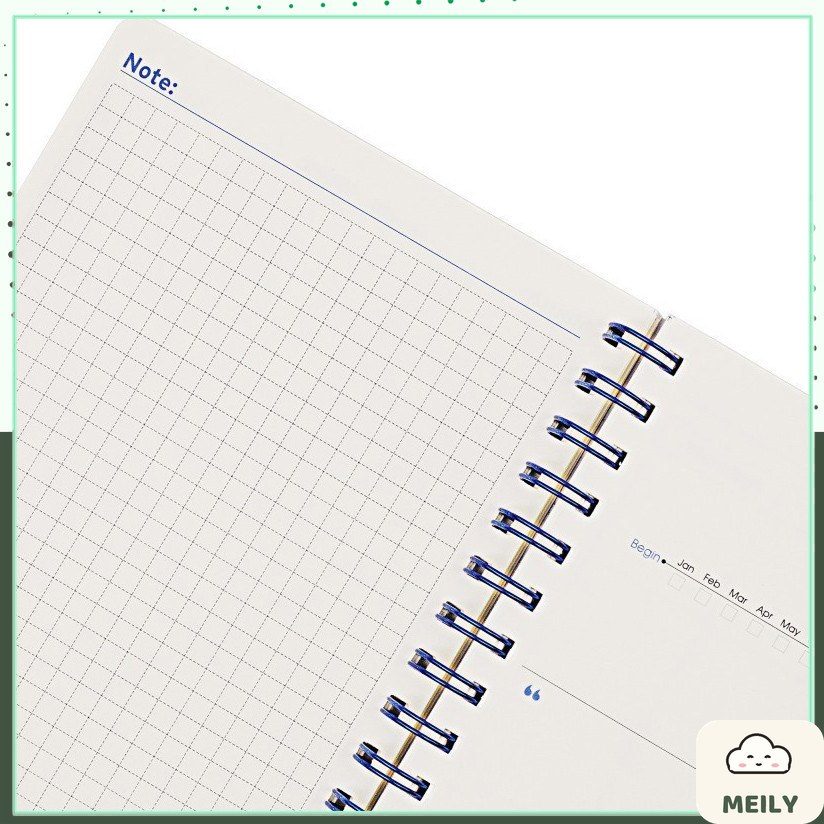 Sổ kế hoạch lò xo kép Planner A5 180 trang KlongMS 944