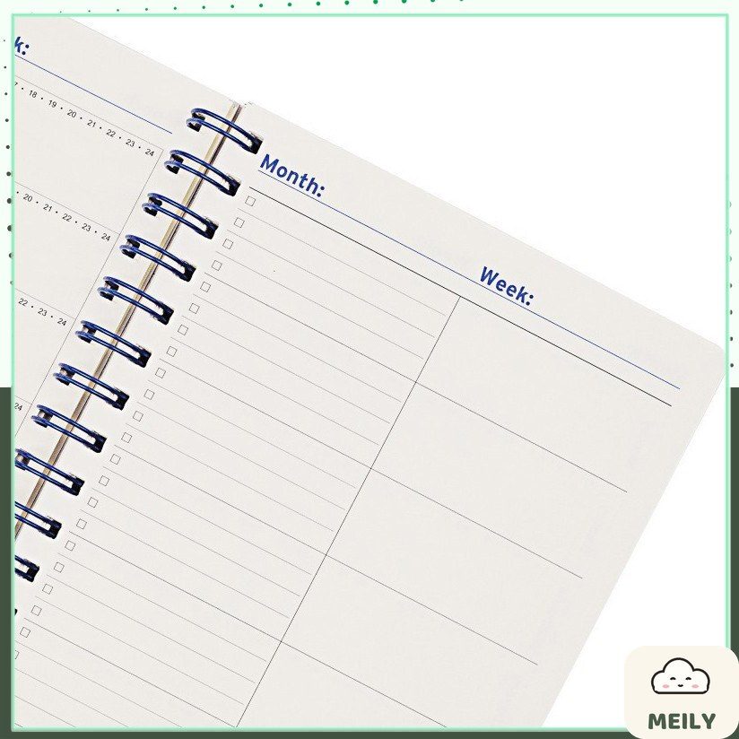 Sổ kế hoạch lò xo kép Planner A5 180 trang KlongMS 944