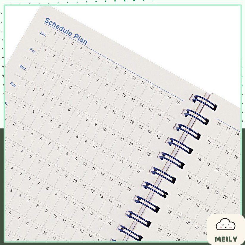 Sổ kế hoạch lò xo kép Planner A5 180 trang KlongMS 944