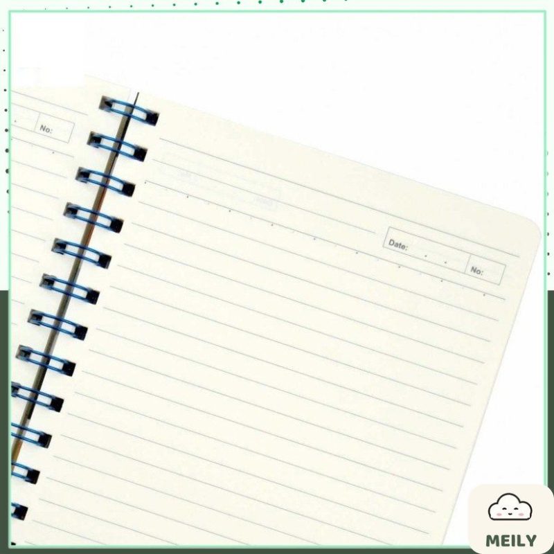 Sổ kế hoạch Planner A5 sọc ngang lò xo kép 200 trang Klong MS945