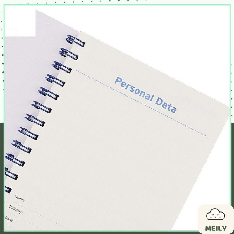 Sổ kế hoạch Planner A5 sọc ngang lò xo kép 200 trang Klong MS945