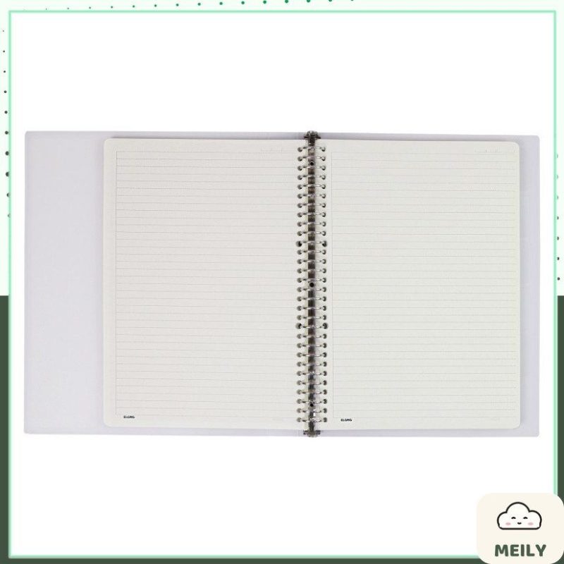 Sổ còng sắt Klong A4 kẻ ngang nét đứt 100 tờ kèm tab MS 523