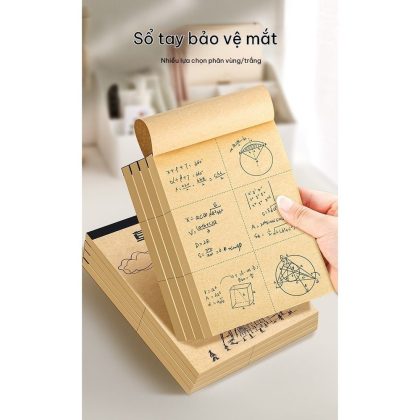 Sổ Sketch Khổ 14x20.5cm Bìa Kraft Vintage S84