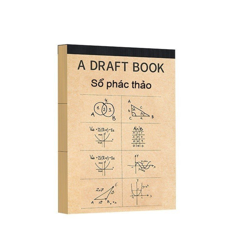 Sổ Sketch Khổ 14x20.5cm Bìa Kraft Vintage S84