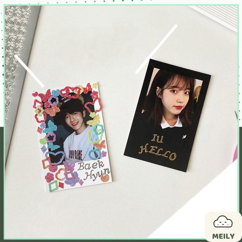 Sticker chữ cái ánh bạc kiểu viết tay cổ điển STI57