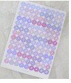Sticker chữ cái in hoa màu pastel xinh xắn STI56 - tím