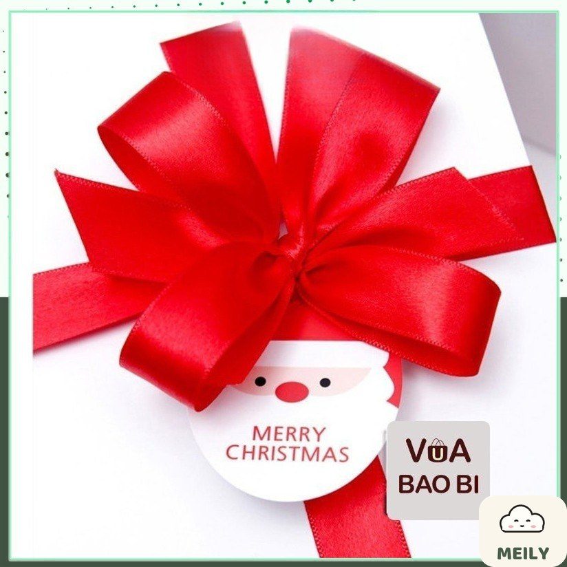 Tag thiệp quà giáng sinh Noel treo gói quà TE06