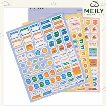Tấm miếng dánStudy Sticker MS 720