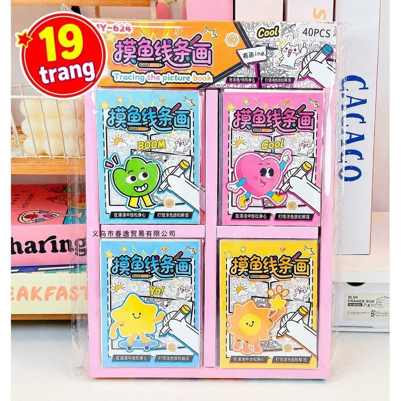 Tập 12/19/24 Trang Vẽ Tô Màu Giải Trí Thư Giản K286 - My-624