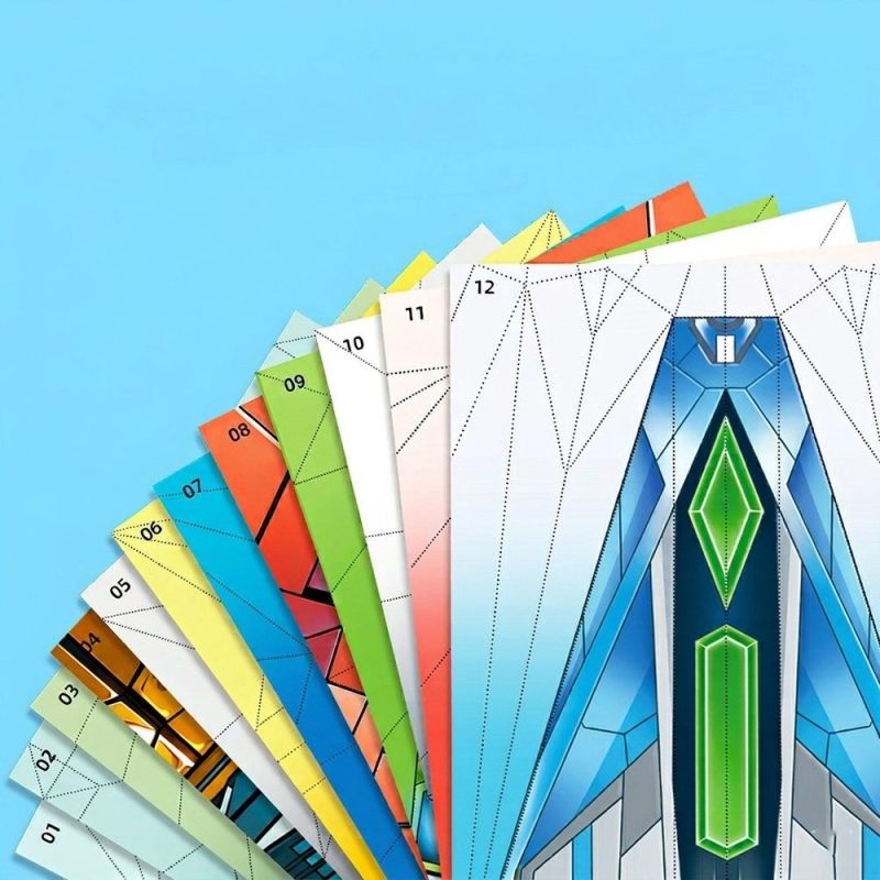 Tập 36 Tờ Giấy Gấp Origami Máy Bay K236