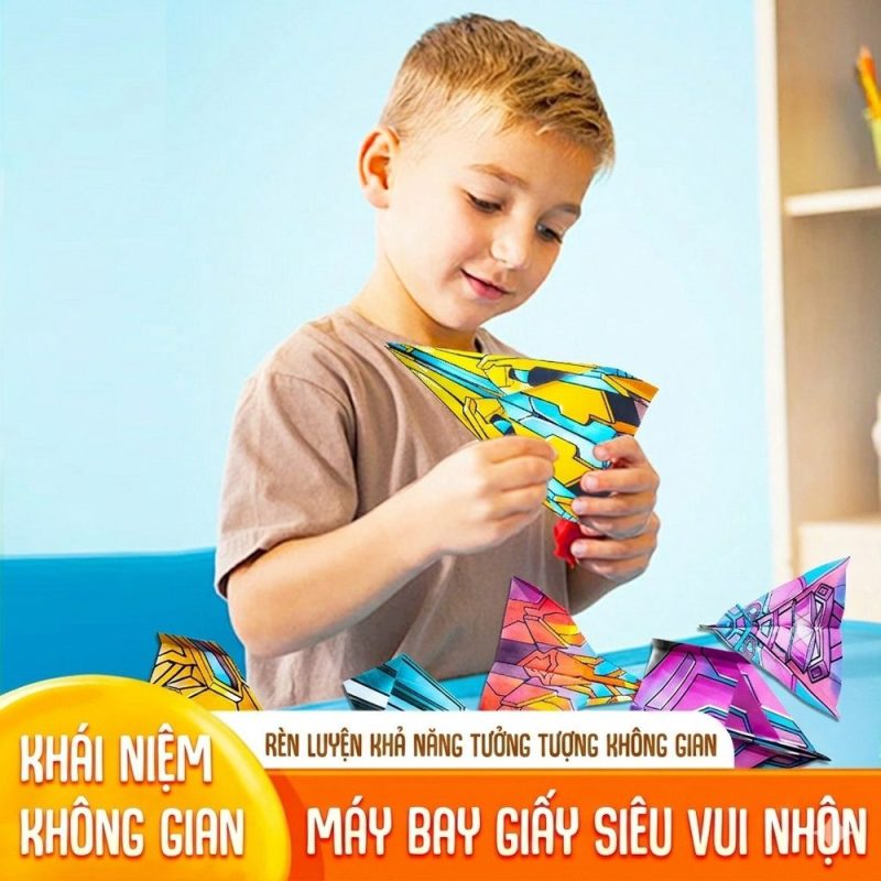 Tập 36 Tờ Giấy Gấp Origami Máy Bay K236
