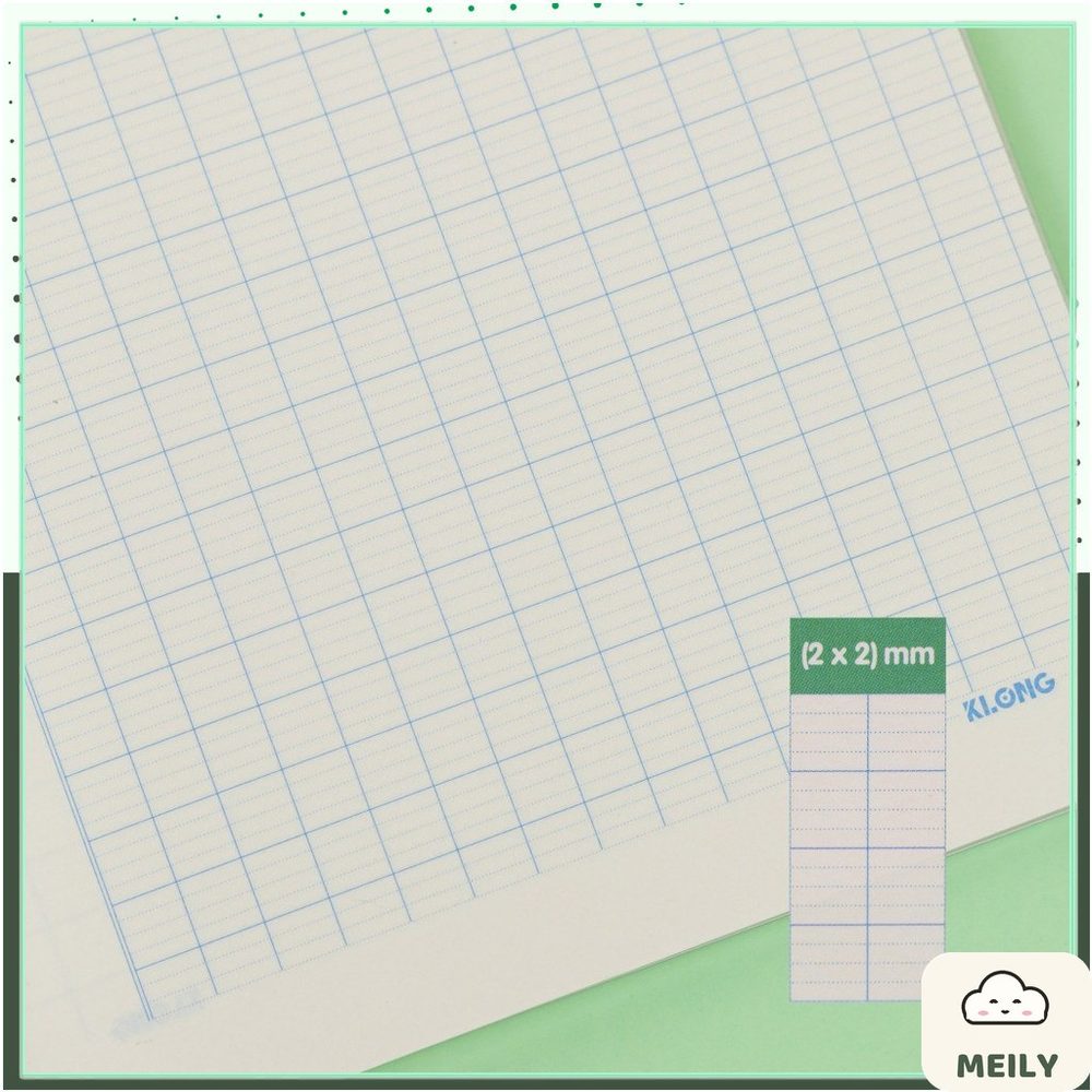 Tập 4 ly dòng ngang 96tr khổ mm 100GSM KLong MS 083