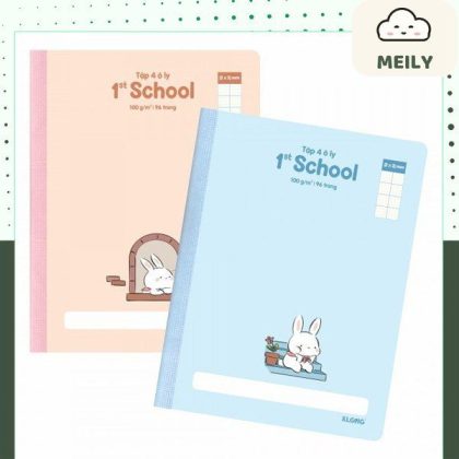 Tập 4 ô ly caro mm khổ mm 96 trang MS 081