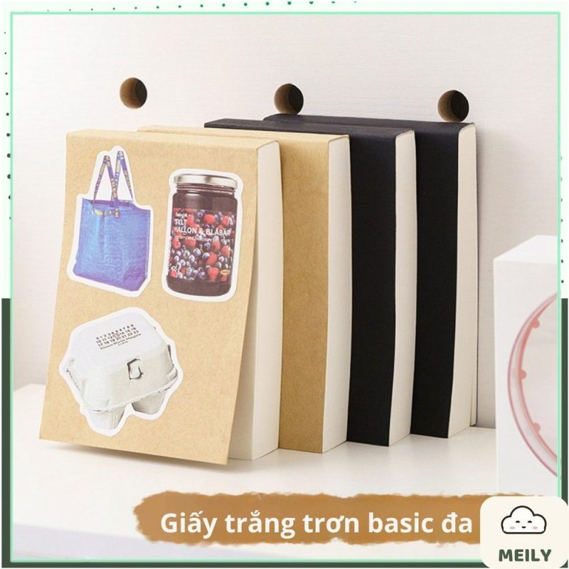 Tập Giấy note ghi chú trơn bìa kraft NO32