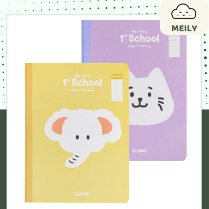 Tập học sinh Klong 4 ô ly A5 lỡ 200 trang 100GSM MS 086