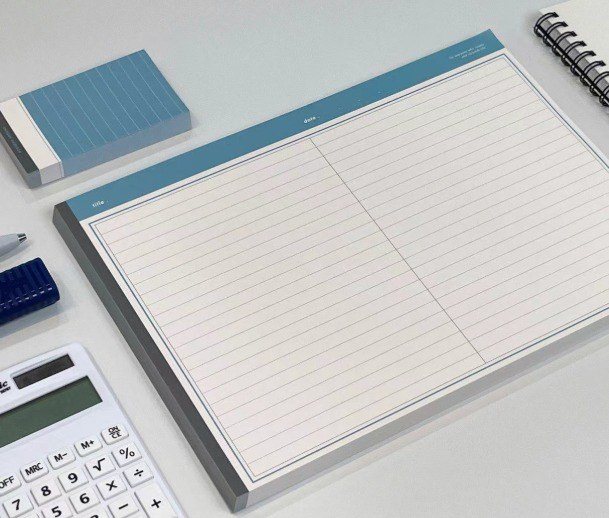 Tập Vở Dạng Ngang B5 Kẻ Caro S67 - Xanh
