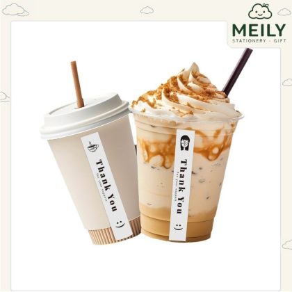 Tâp100 miếng sticker Thank you/ Have a nice day TE60