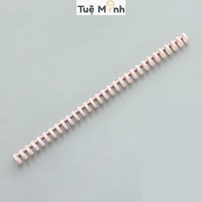 Thanh còng nhựa sổ Pastel kẹp ruột sổ binder refill P11 - Hồng phai