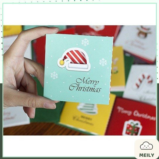 Thiệp chúc mừng mini dễ thương nhiều mẫu kèm bao thư ngoài