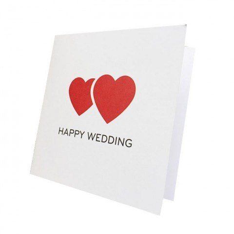 Thiệp chúc mừng 8/3, giáng sinh, sinh nhật, đám cưới - Happy wedding