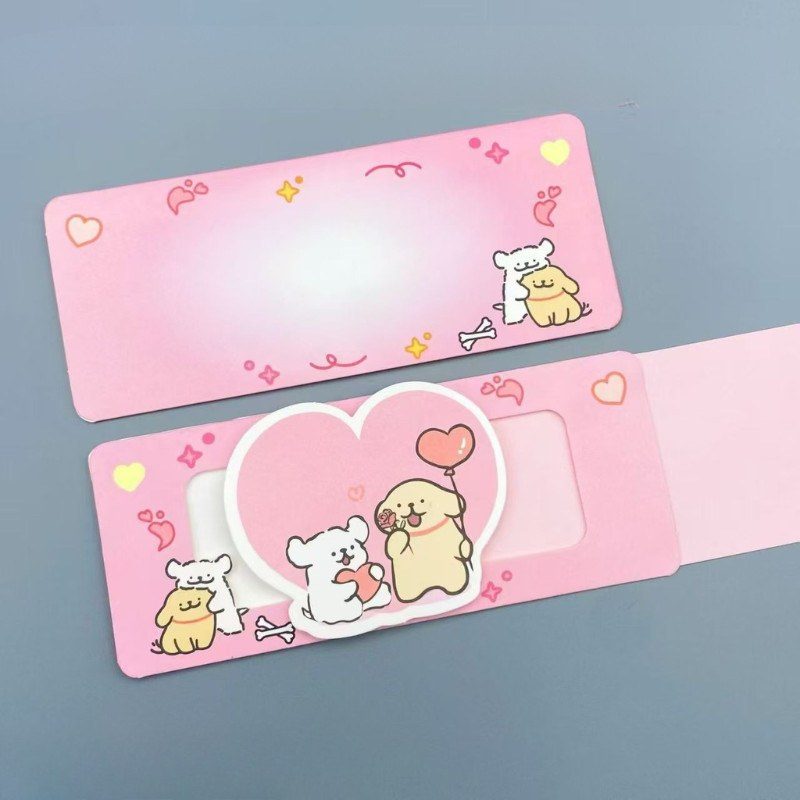 Thiệp Kéo 3D Happy Birthday Cún, Hoa đáng Yêu K223
