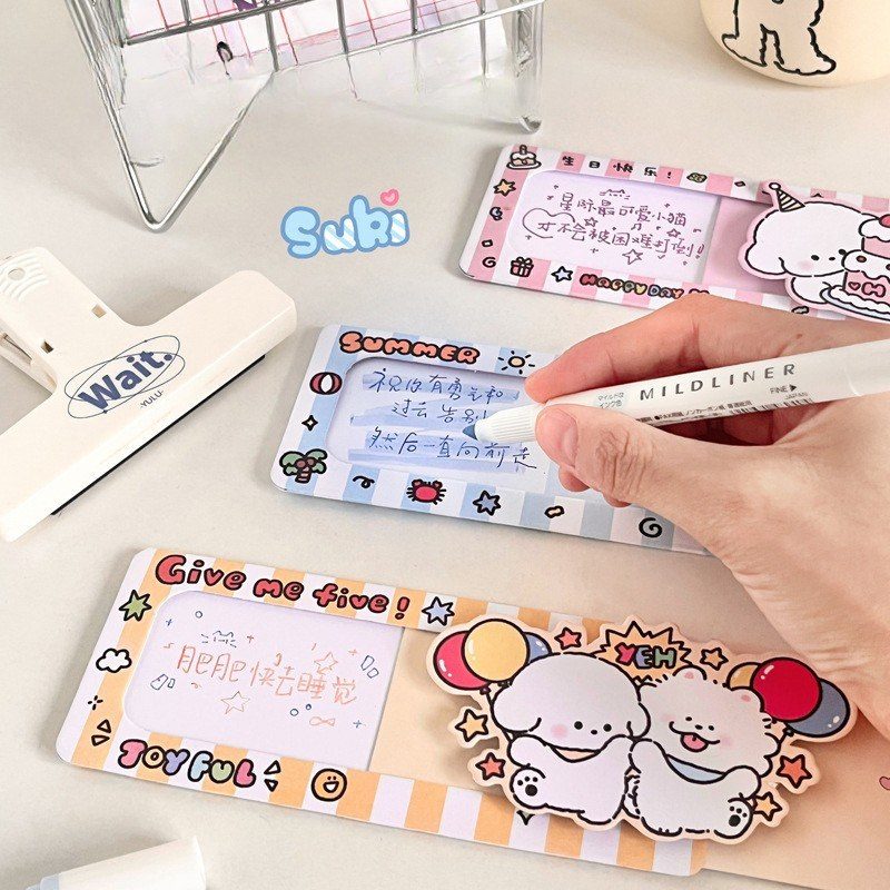 Thiệp Kéo 3D Happy Birthday Cún, Hoa đáng Yêu K223