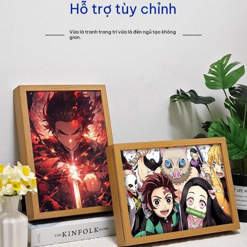 Tranh Đèn LED Trang Trí Phòng Ngủ BL92