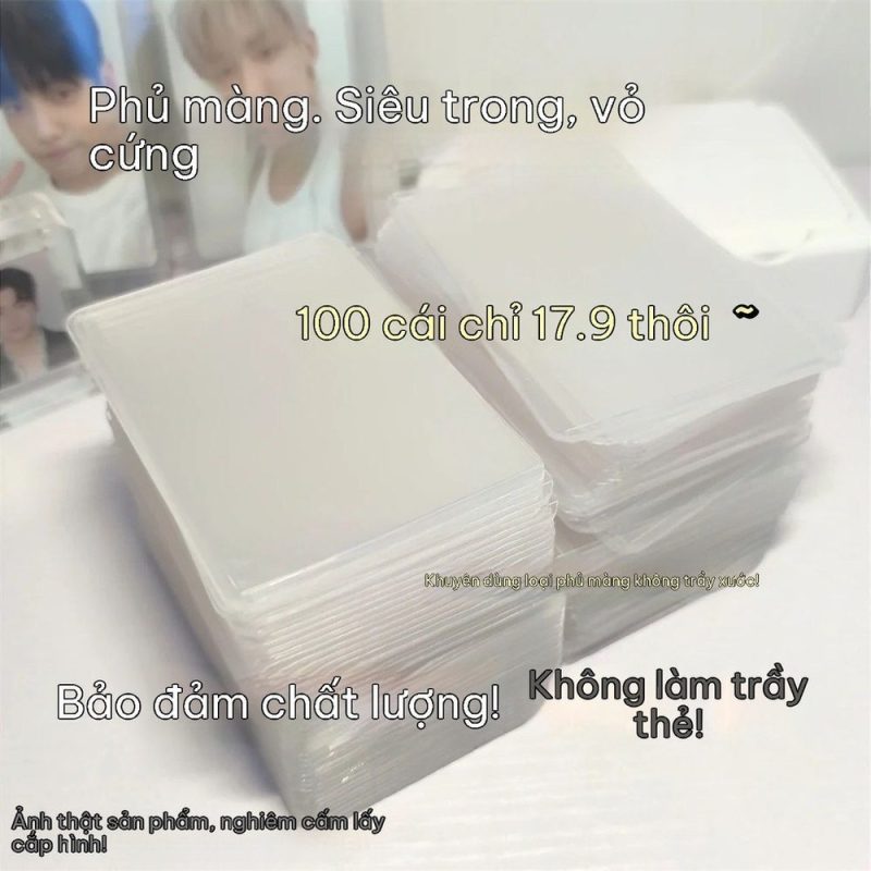 Túi Bọc Card Trong Suốt Dày Dặn K302