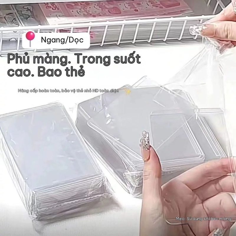 Túi Bọc Card Trong Suốt Dày Dặn K302