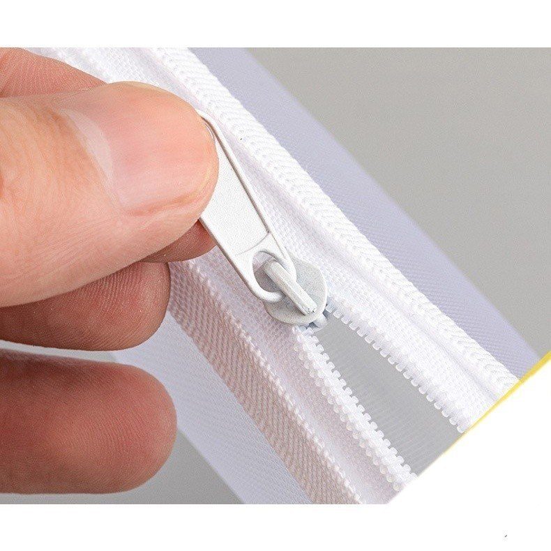 Túi bút lưới xuyên thấu có khóa kéo đựng dụng cụ học tập K06
