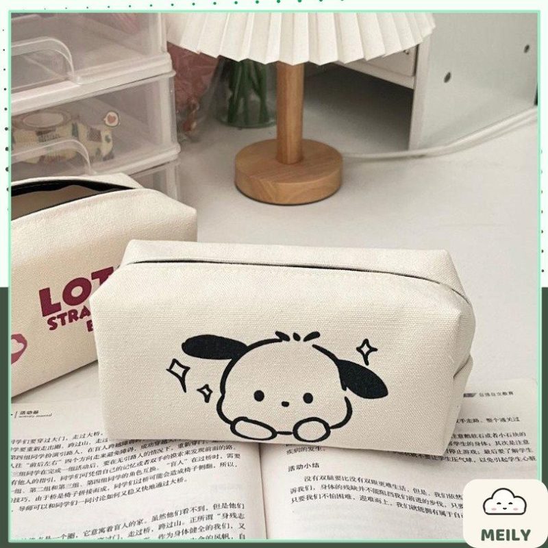 Túi bút Lotso, hộp bút vải bố K96