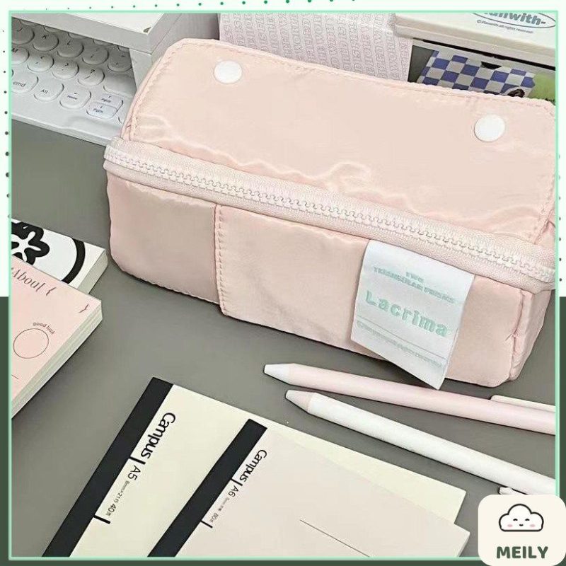 Túi bút pastel Trendy cỡ lớn vải dù chống nước TB01