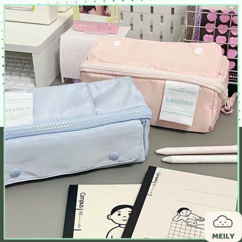 Túi bút pastel Trendy cỡ lớn vải dù chống nước TB01