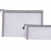 [Combo 2] Túi đựng bút lưới xuyên thấu K06 Xám, A5 + A6