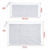 [Combo 2] Túi đựng bút lưới xuyên thấu K06 Trắng, A5 + A6