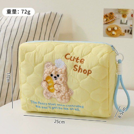 Túi đựng mỹ phẩm du lịch TB28 - vàng