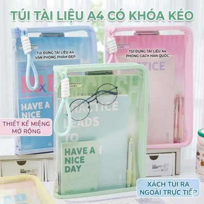 Túi đựng tài liệu A4 trong suốt K230