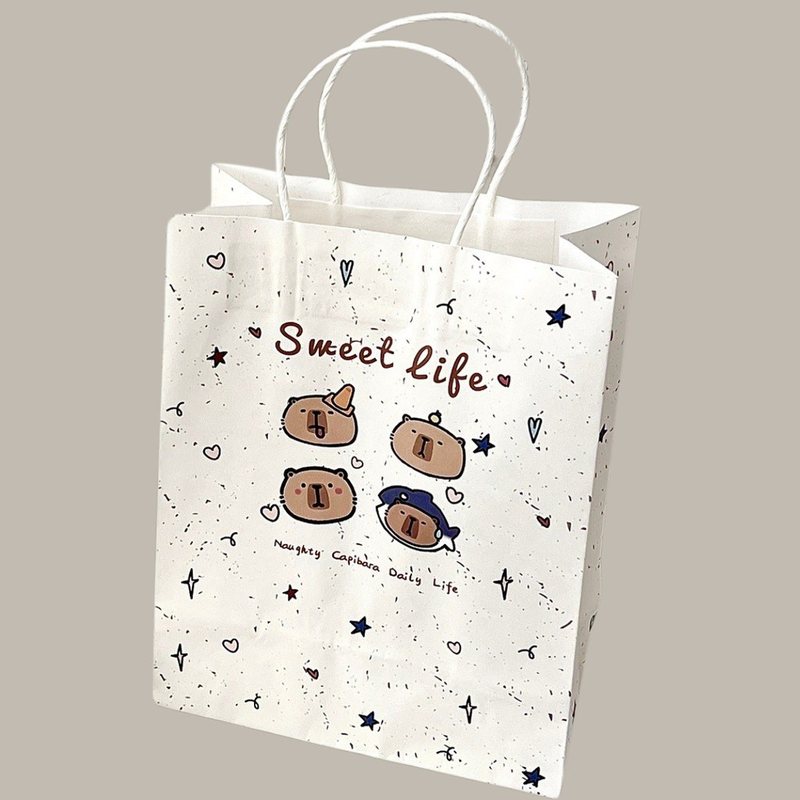 Túi Quà Capybara Dáng Đứng TU65 - M 21*11*27cm