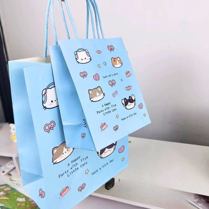 Túi quà sinh nhật mèo xanh TU75