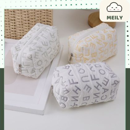 Túi vải hoạ tiết chữ cái TB16